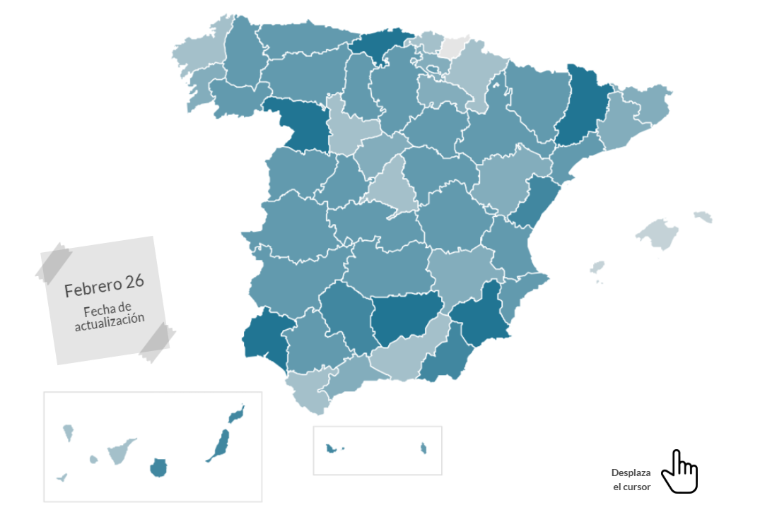 Mapa político de España